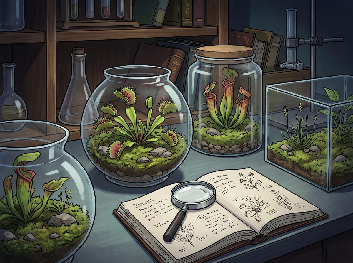 高清动漫植物视频-食虫植物视频
